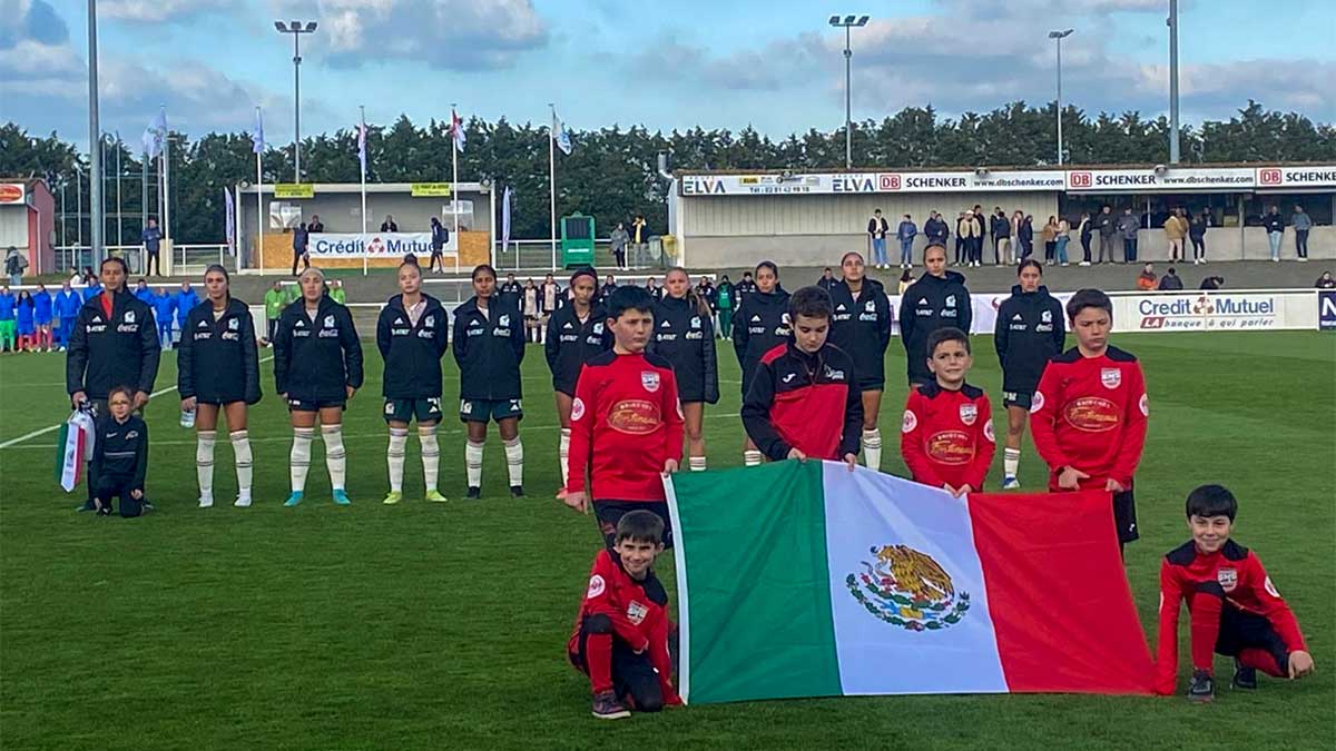 La Selección Femenil Sub-17 de México perdió 6-0 ante Francia en el Torneo Montaigu